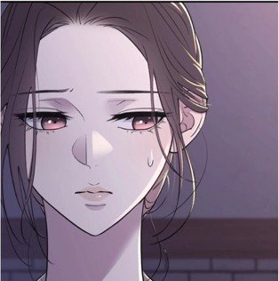 Sahee en larmes dans le webtoon Nos Tabous, illustrant l’abandon émotionnel et la souffrance psychologique de l’héroïne.