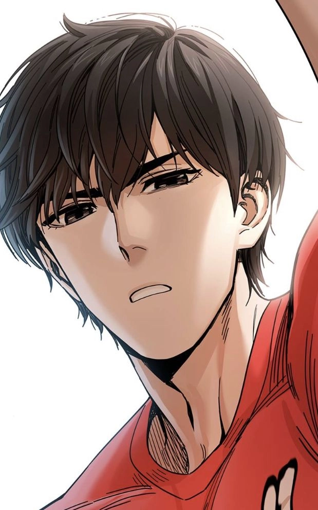 Portrait de Mincheol, le héros masculin du webtoon Maybe Meant to Be.